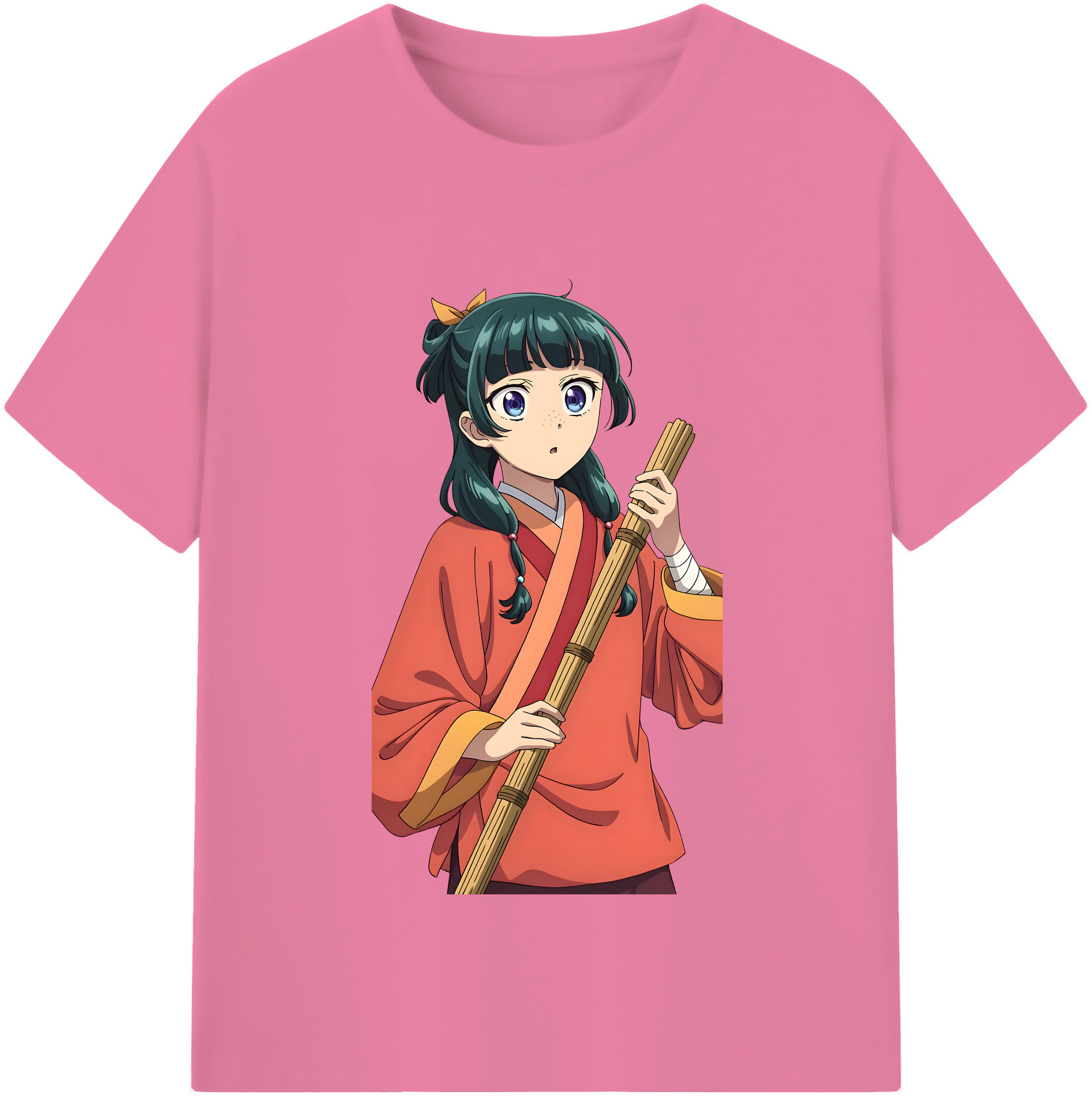（画像用） 薬屋のひとりごと The Apothecary Diaries 綿100％半袖Tシャツ（フロントプリント）